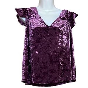 Venus plum top blouse size medium